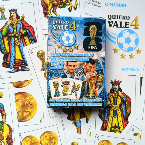 Quiero Vale 4 - Mazo Cartas Españolas Mundial 2026 - Imagen 5
